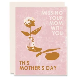 Heartell Press Greeting Cards Missing Your Mom With You Sympathy Card