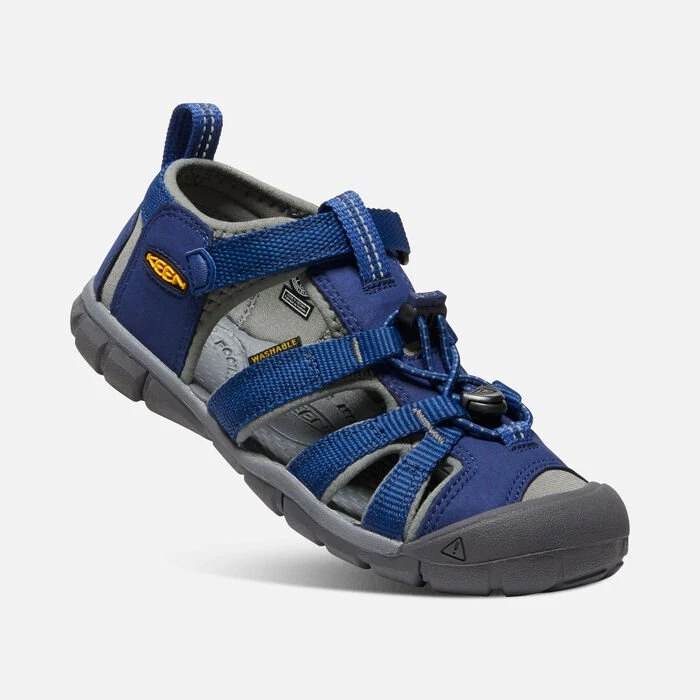 Keen Little Kids' Seacamp | Blue Depths/Gargoyle 3 Keen Little Kids' Seacamp | Blue Depths/Gargoyle