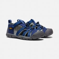 Keen Little Kids' Seacamp | Blue Depths/Gargoyle 10 Keen Little Kids' Seacamp | Blue Depths/Gargoyle