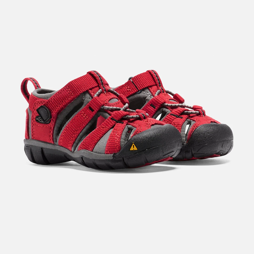 Keen Kids Toddler Seacamp | Racing Red/Gargoyle 7 Keen Kids Toddler Seacamp | Racing Red/Gargoyle