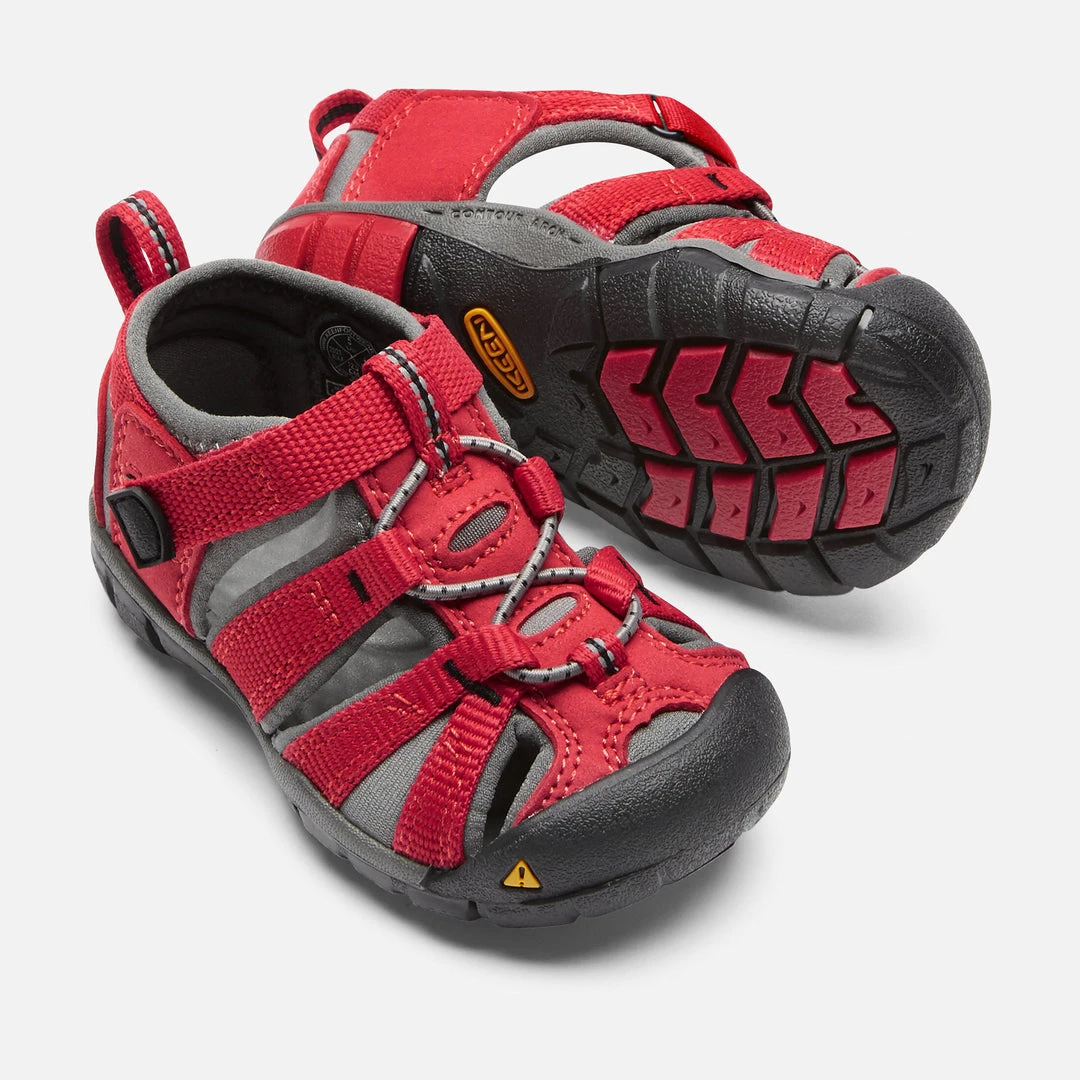 Keen Kids Toddler Seacamp | Racing Red/Gargoyle 6 Keen Kids Toddler Seacamp | Racing Red/Gargoyle