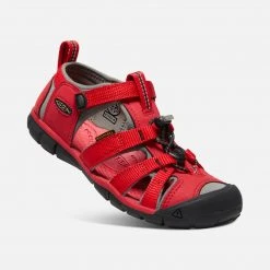 Keen Little Kids' Seacamp | Racing Red/Gargoyle