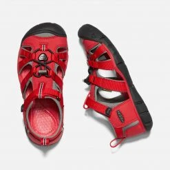Keen Little Kids' Seacamp | Racing Red/Gargoyle