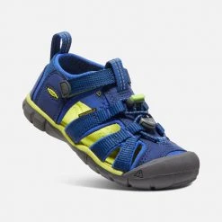 Keen Little Kids' Seacamp | Blue Depths/Chartreuse