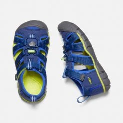 Keen Little Kids' Seacamp | Blue Depths/Chartreuse
