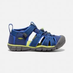 Keen Little Kids' Seacamp | Blue Depths/Chartreuse 10 Keen Little Kids' Seacamp | Blue Depths/Chartreuse