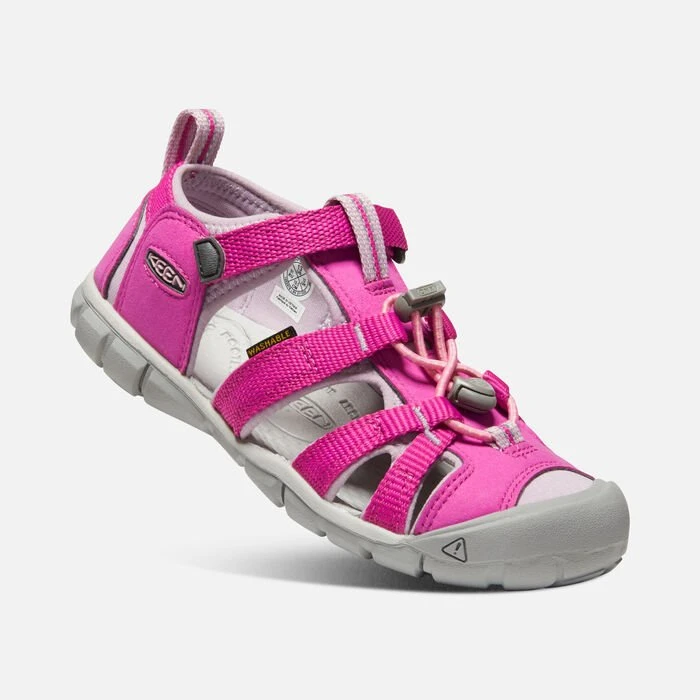 Keen Little Kids' Seacamp | Very Berry/Dawn Pink 3 Keen Little Kids' Seacamp | Very Berry/Dawn Pink