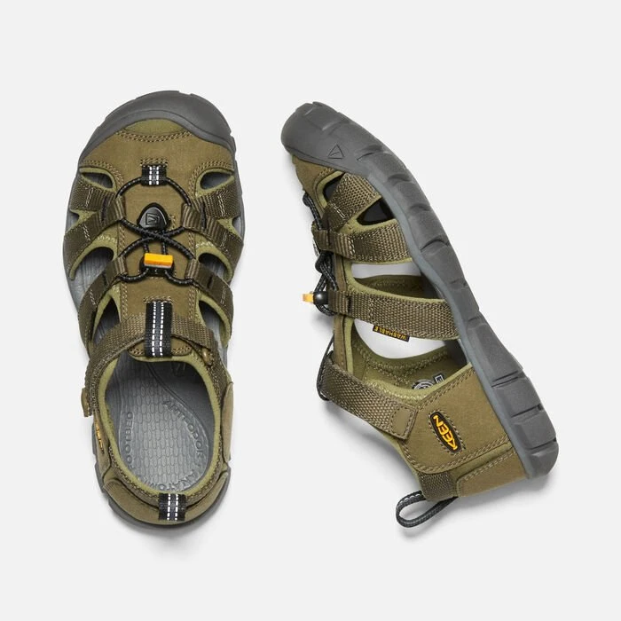 Keen Little Kids' Seacamp | Military Olive/Saffron 4 Keen Little Kids' Seacamp | Military Olive/Saffron