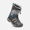 Keen Kids' Winterport NEO Boot | Steel Grey/Brilliant Blue