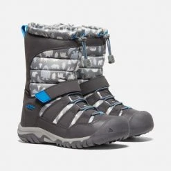Keen Kids' Winterport NEO Boot | Steel Grey/Brilliant Blue 7 Keen Kids' Winterport NEO Boot | Steel Grey/Brilliant Blue