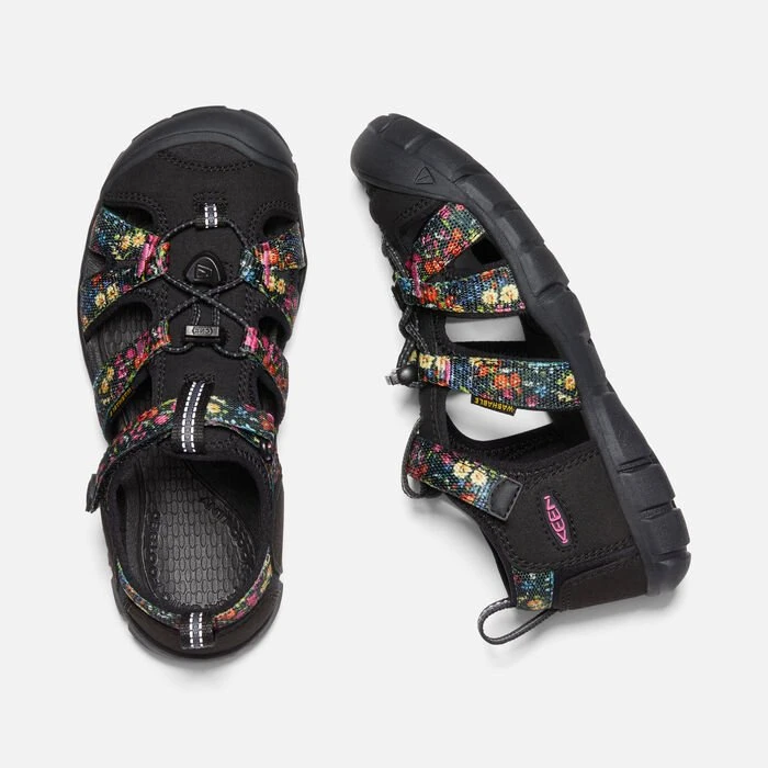 Keen Little Kids' Seacamp | Ibis Rose/Black 3 Keen Little Kids' Seacamp | Ibis Rose/Black