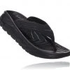 Hoka One One Men's Ora Recovery Flip | Black/Dark Gull Gray