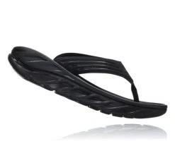 Hoka One One Men's Ora Recovery Flip | Black/Dark Gull Gray