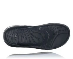 Hoka One One Men's Ora Recovery Flip | Black/Dark Gull Gray