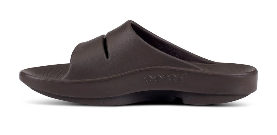 Oofos Men OOahh Slide | Mocha 5 Oofos Men OOahh Slide | Mocha