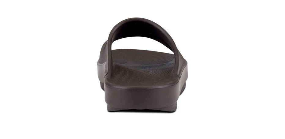 Oofos Men OOahh Slide | Mocha 9 Oofos Men OOahh Slide | Mocha