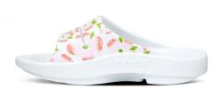 Oofos Women's OOahh Luxe Slide | Cherry Blossom