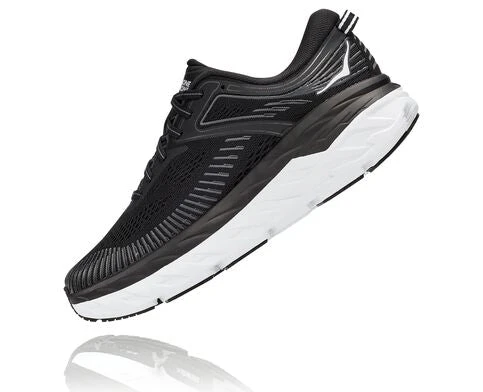 Hoka One One Men's Bondi 7 | Black/White 6 Hoka One One Men's Bondi 7 | Black/White