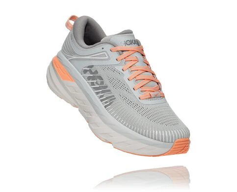 Hoka One One Women's Bondi 7 Wide | Harbor Mist/Sharkskin 3 Hoka One One Women's Bondi 7 Wide | Harbor Mist/Sharkskin