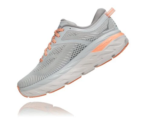 Hoka One One Women's Bondi 7 Wide | Harbor Mist/Sharkskin 6 Hoka One One Women's Bondi 7 Wide | Harbor Mist/Sharkskin