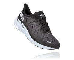 Hoka One One Men's Clifton 8 Wide | Black/White