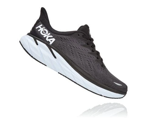 Hoka One One Men's Clifton 8 Wide | Black/White 4 Hoka One One Men's Clifton 8 Wide | Black/White