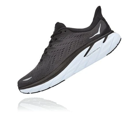 Hoka One One Men's Clifton 8 Wide | Black/White 6 Hoka One One Men's Clifton 8 Wide | Black/White