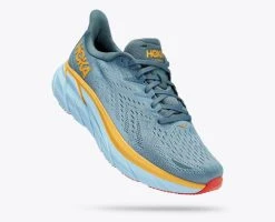 Hoka One One Men's Clifton 8 Wide | Goblin Blue/Mountain Spring