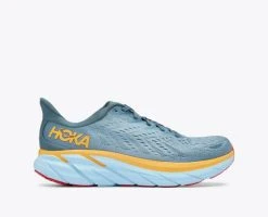 Hoka One One Men's Clifton 8 Wide | Goblin Blue/Mountain Spring