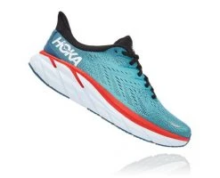 Hoka One One Men's Clifton 8 Wide | Real Teal/Aquarelle