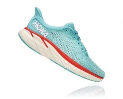 Hoka One One Women's Clifton 8 | Aquarelle/Eggshell Blue