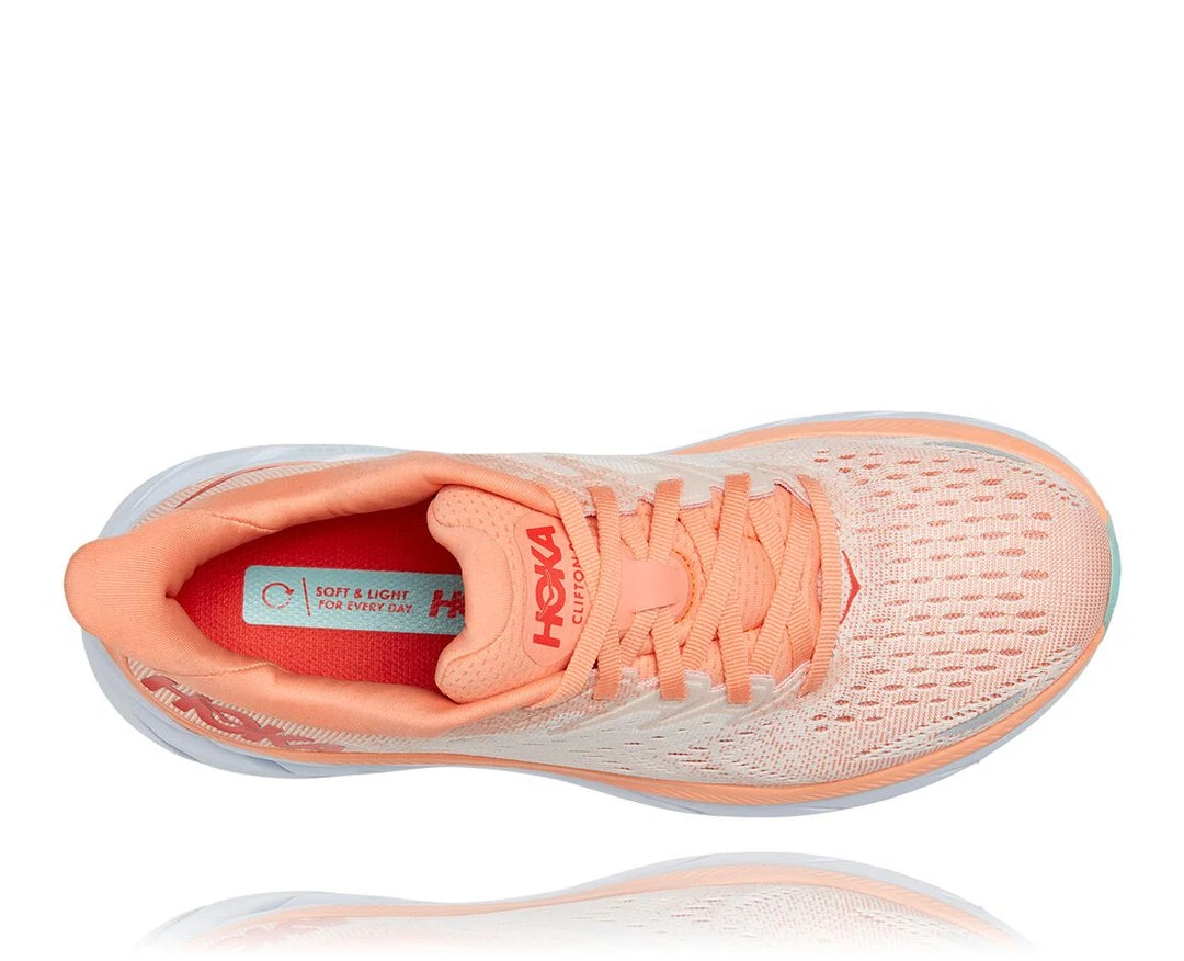 Hoka One One Women's Clifton 8 | Cantaloupe/Silver Peony 7 Hoka One One Women's Clifton 8 | Cantaloupe/Silver Peony