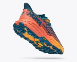 Hoka One One Women's Speedgoat 5 Wide | Blue Coral/Camellia