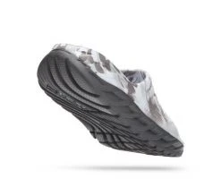 Hoka One One Men Ora Recovery Slide Swirl | Lunar Rock/Sharkskin