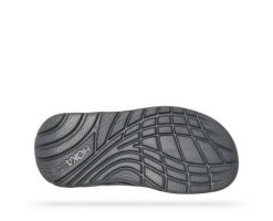 Hoka One One Men Ora Recovery Slide Swirl | Lunar Rock/Sharkskin
