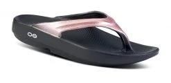 Oofos Women's OOlala Luxe | Rose Sparkle