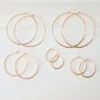 Linda Trent Jewelry Small Classic Round Hoops | Gold