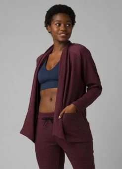 Prana Women's Sunrise Wrap | Rich Cocoa Tops