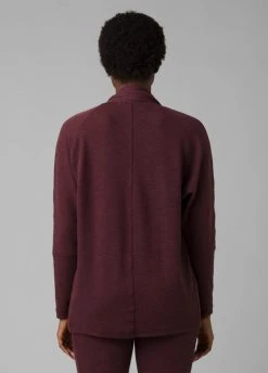 Prana Women's Sunrise Wrap | Rich Cocoa Tops