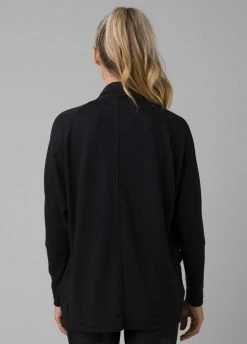 Prana Tops Women's Sunrise Wrap | Solid Black