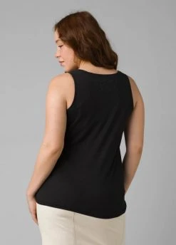 Prana Women's Cozy Up Tank | Black Tops