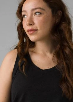 Prana Women's Cozy Up Tank | Black Tops