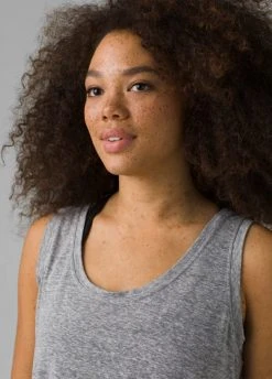 Prana Women's Cozy Up Tank | Heather Grey 8 Prana Women's Cozy Up Tank | Heather Grey