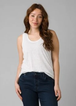 Prana Tops Women's Cozy Up Tank | White