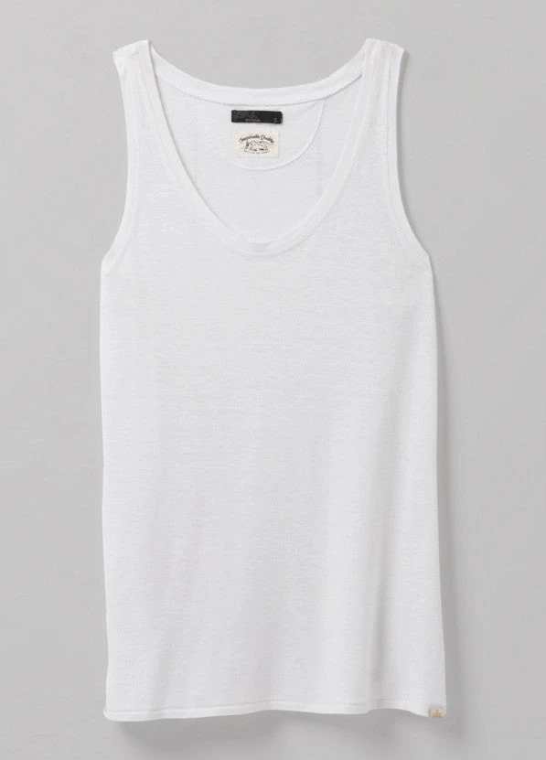 Prana Tops Women's Cozy Up Tank | White 6 Prana Tops Women's Cozy Up Tank | White