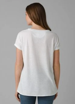 Prana Women's Cozy Up Tee | White Tops