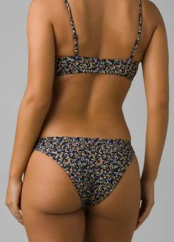 Prana Women's Elina Reversible Bottom | Black Petals Swim & Sun