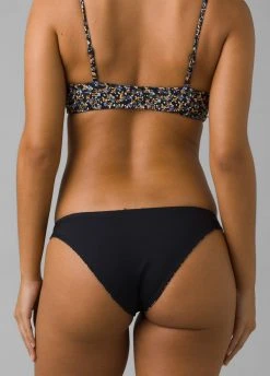Prana Women's Elina Reversible Bottom | Black Petals Swim & Sun 10 Prana Women's Elina Reversible Bottom | Black Petals Swim & Sun