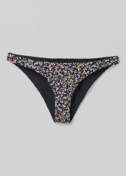 Prana Women's Elina Reversible Bottom | Black Petals Swim & Sun 11 Prana Women's Elina Reversible Bottom | Black Petals Swim & Sun