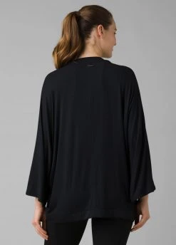 Prana Tops Women's Seabrook Wrap | Black